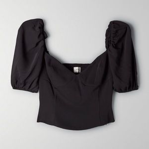 Aritzia Novella Shortsleeve Blouse